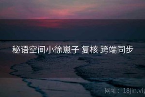 秘语空间小徐崽子 复核 跨端同步