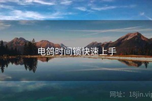 电鸽时间锁快速上手