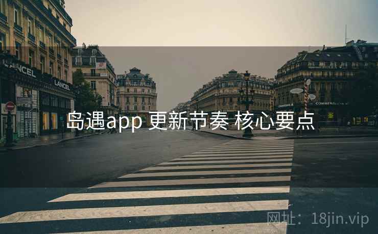 岛遇app 更新节奏 核心要点