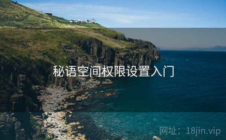 秘语空间权限设置入门