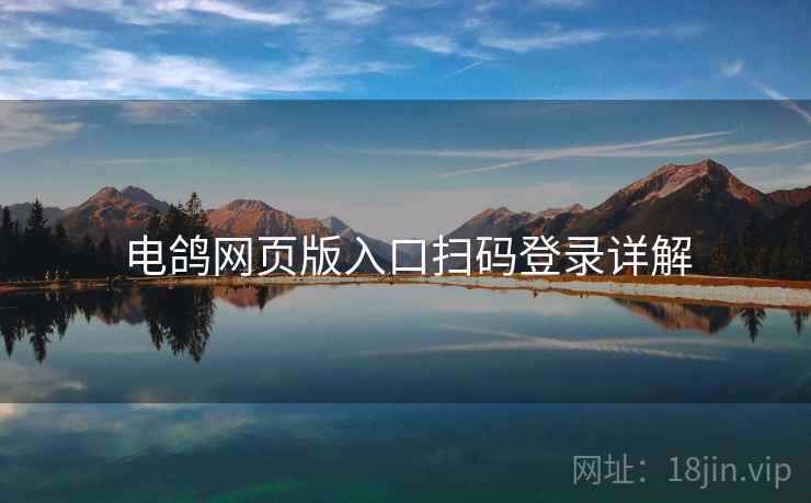 电鸽网页版入口扫码登录详解