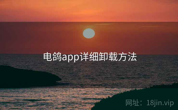 电鸽app详细卸载方法