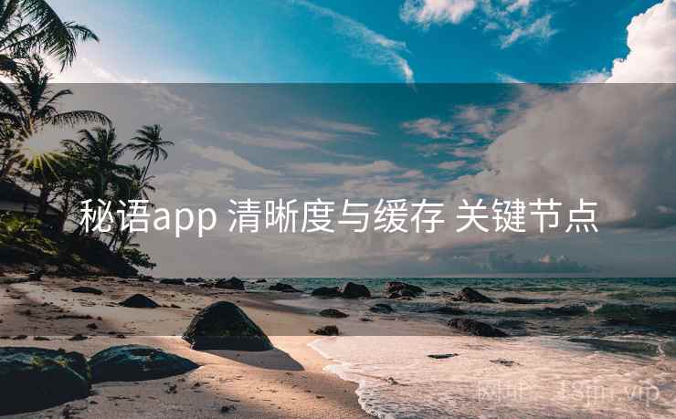秘语app 清晰度与缓存 关键节点