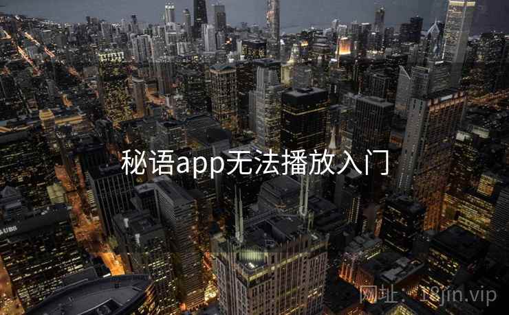 秘语app无法播放入门